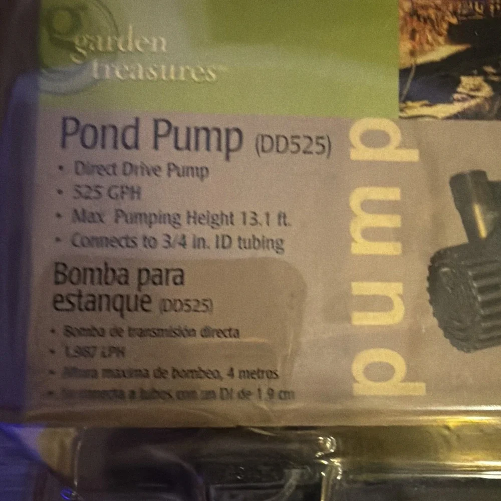 Garden Treasurers Pond Pump (DD525)